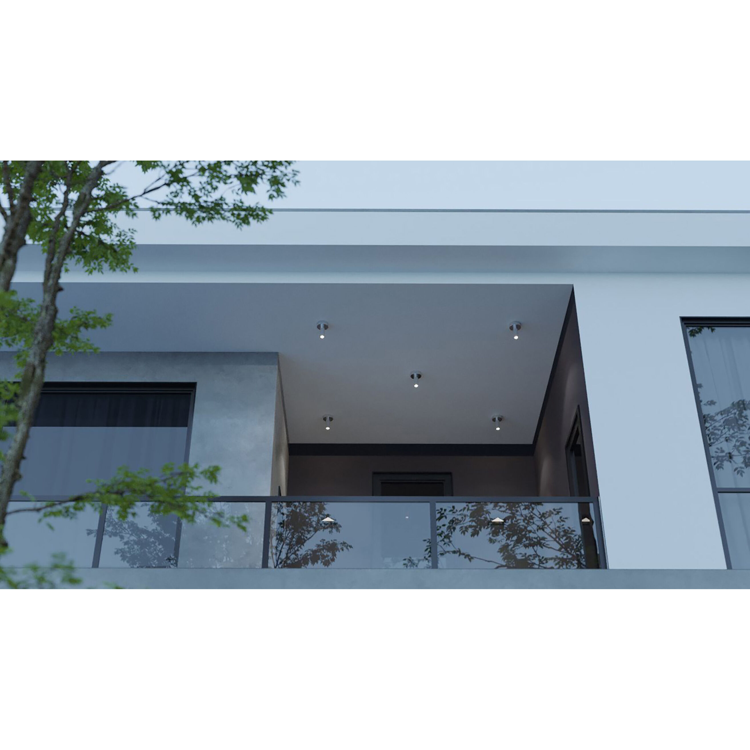 Beverly LED 5.91 inch Satin Nickel Outdoor Flush Mount