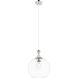 Downtown Urban Astor 1 Light 12 inch Polished Nickel Mini Pendant Ceiling Light