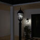 Madison 1 Light 22 inch Black Outdoor Post Lantern