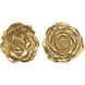 Floral Gold Wall Accent