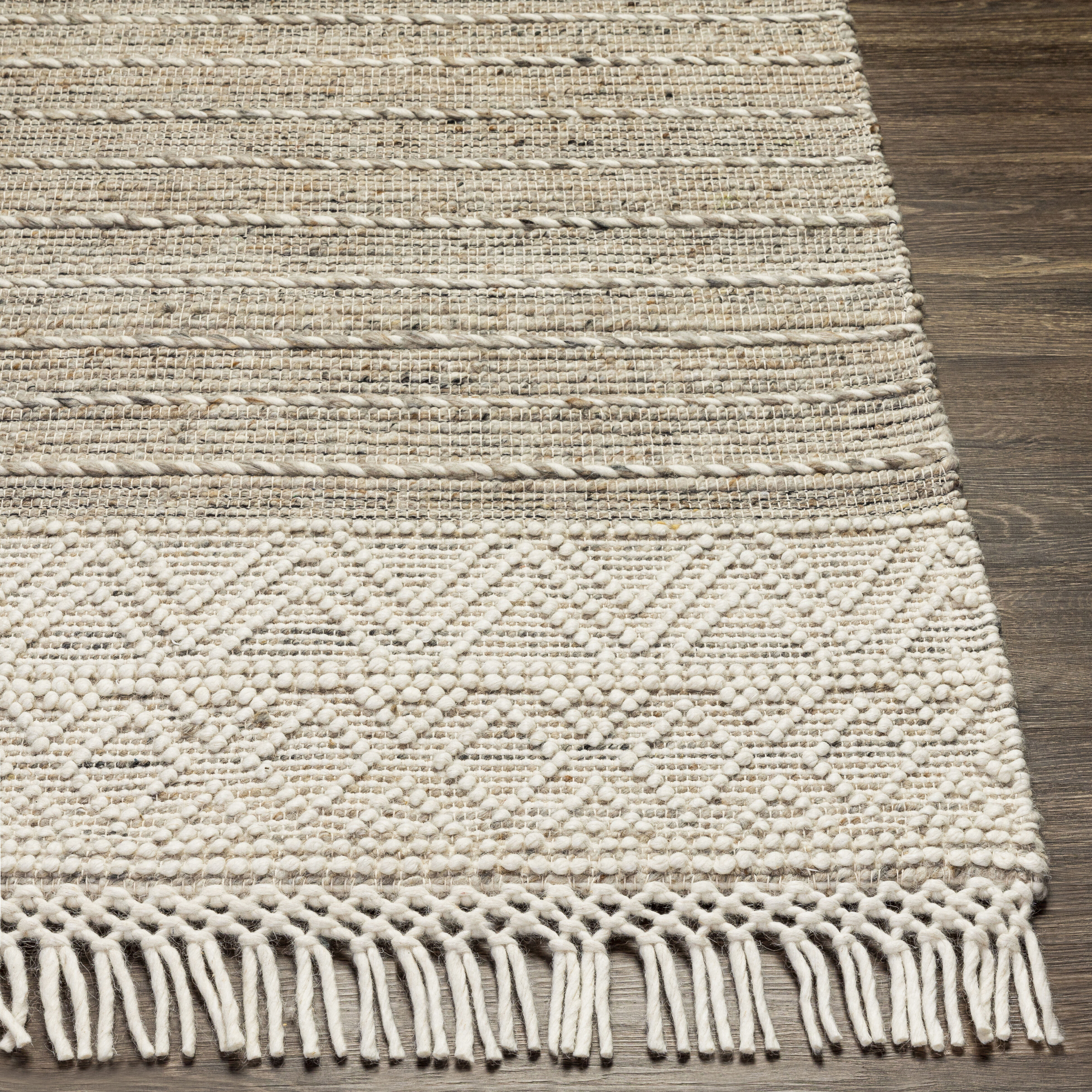 Lucia 96 X 30 inch Taupe Rug in 2.5 x 8, Runner