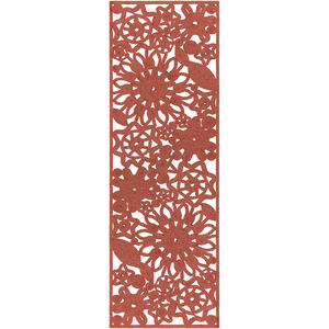 Sanibel 120 X 96 inch Red Outdoor Area Rug, Polypropylene, Polyester, and Viscose