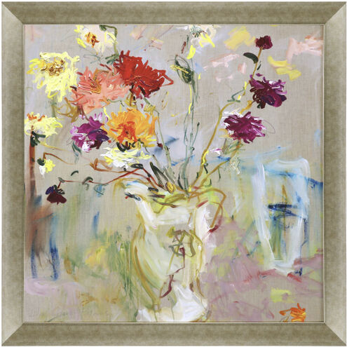 Florals Multi and Purple and Green and Pink Framed Art