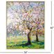 Shades of Spring Pink and Green and White Canvas