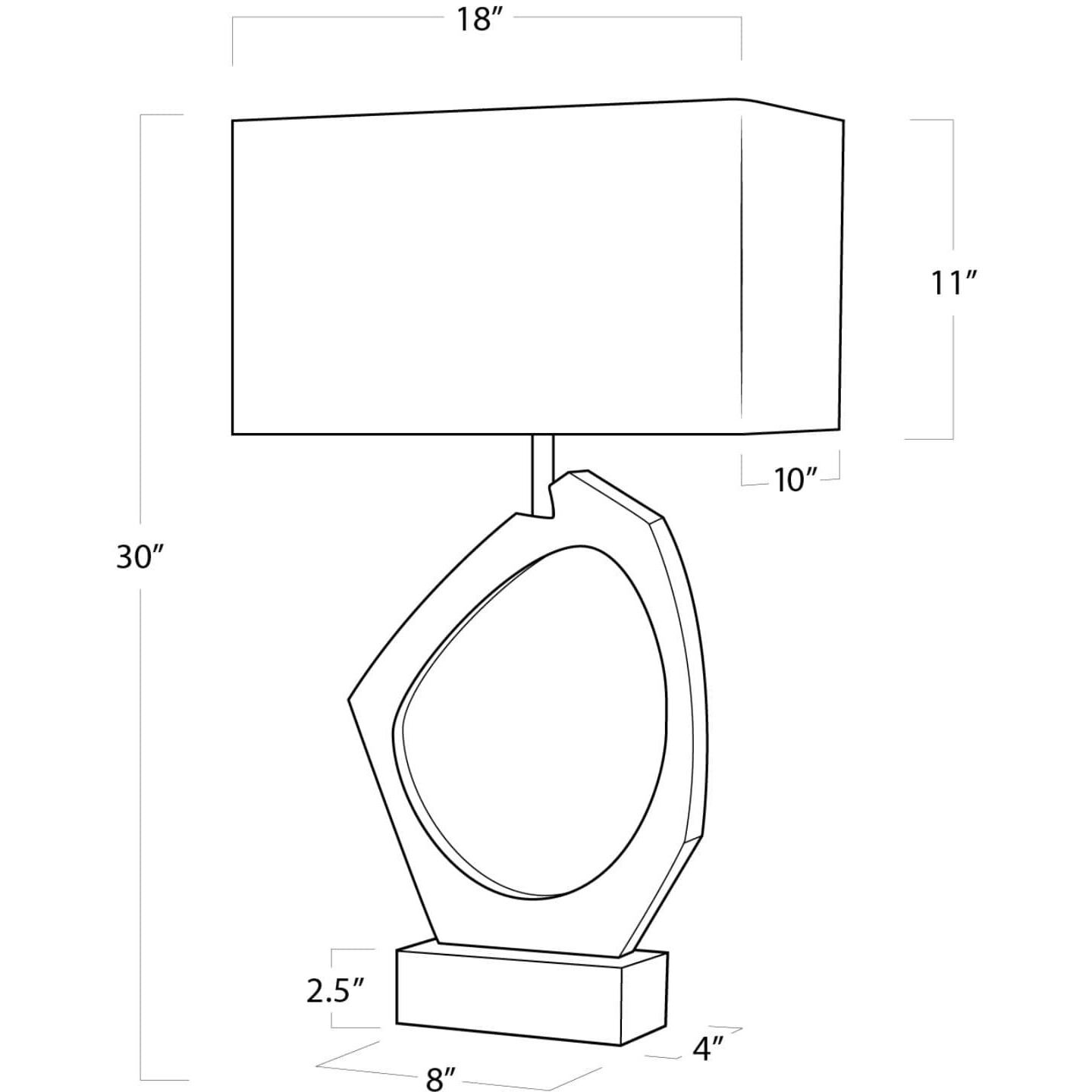 Manhattan 30 inch 150.00 watt Gold Leaf Table Lamp Portable Light