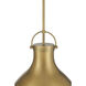 Lynk 1 Light 16.5 inch Legacy Brass Pendant Ceiling Light
