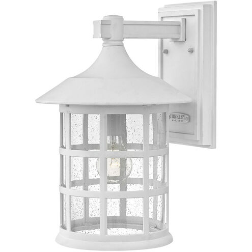 Freeport Coastal Elements Outdoor Wall Mount Lantern in Textured White