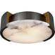 Kelly Wearstler Melange LED 14 inch Bronze Flush Mount Ceiling Light, Small