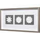 Floral Shadow White Framed Wall Art