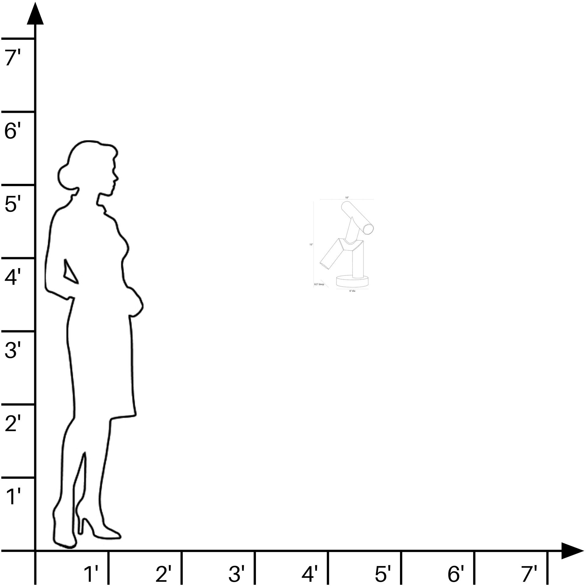 Kouame 15 X 10 inch Sculpture