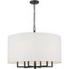 TOB by Thomas O'Brien Danica 6 Light 25 inch Aged Iron Chandelier Ceiling Light