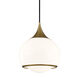 Reese 1 Light 10 inch Aged Brass Pendant Ceiling Light