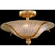 Mariner Luxury LED 23.62 inch French Gold Flush Mount Ceiling Light