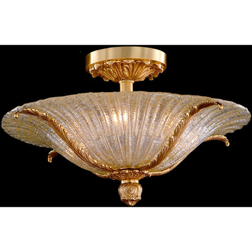 Mariner Luxury LED 23.62 inch French Gold Flush Mount Ceiling Light