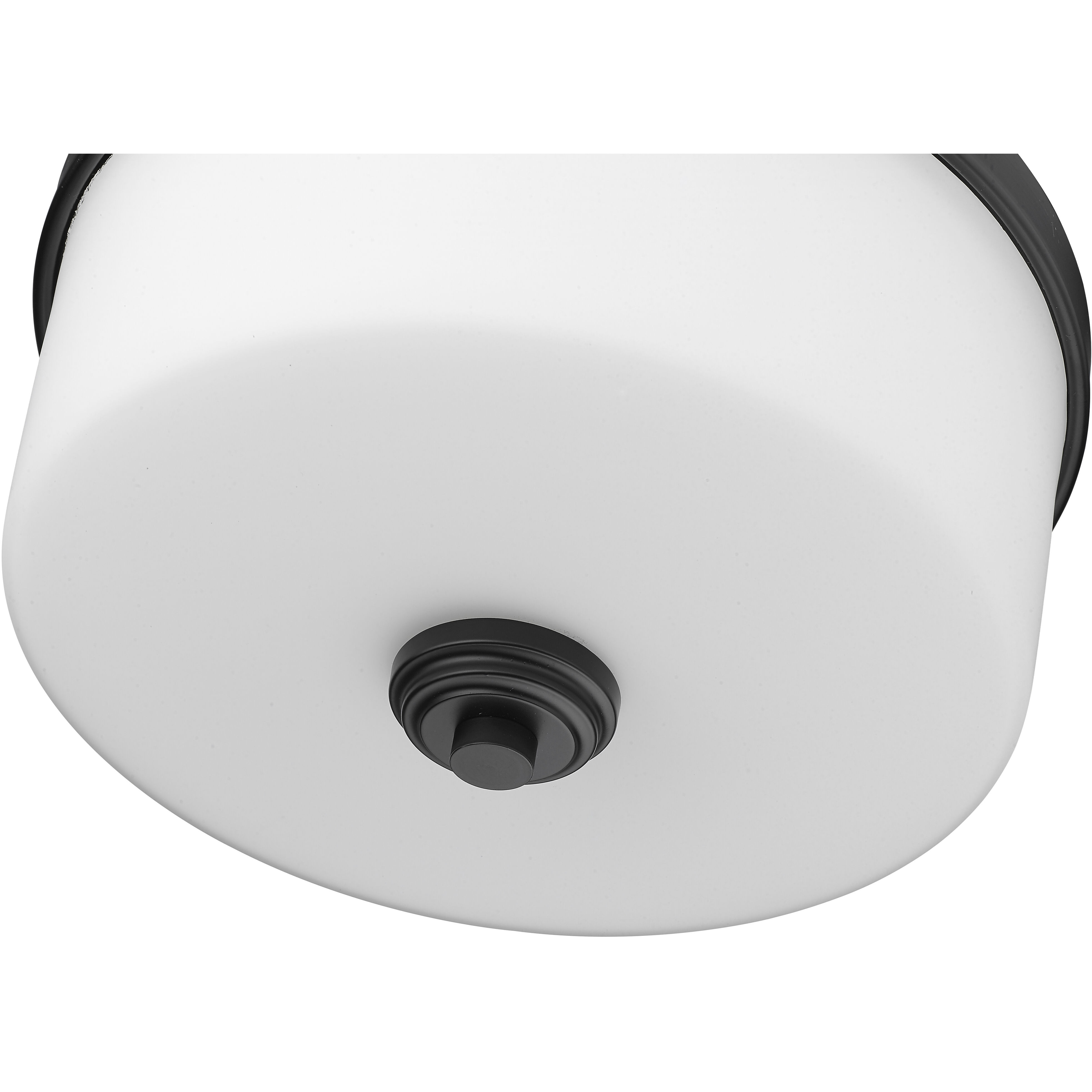 Arlington 3 Light 14 inch Matte Black Flush Mount Ceiling Light
