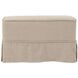Universal Linen Slub Natural Bench with Slipcover