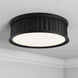 Corvella LED 18 inch Matte Black Flush Mount Ceiling Light