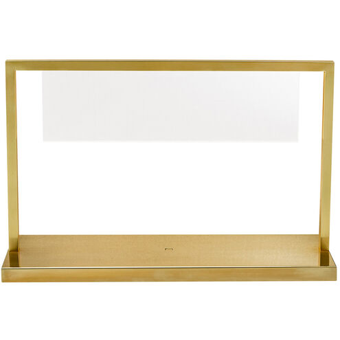 Sean Lavin Everett 10.7 inch 10.1 watt Natural Brass Table Lamp Portable Light, Integrated LED