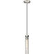 Beau 1 Light 4.75 inch Brushed Nickel Pendant Ceiling Light