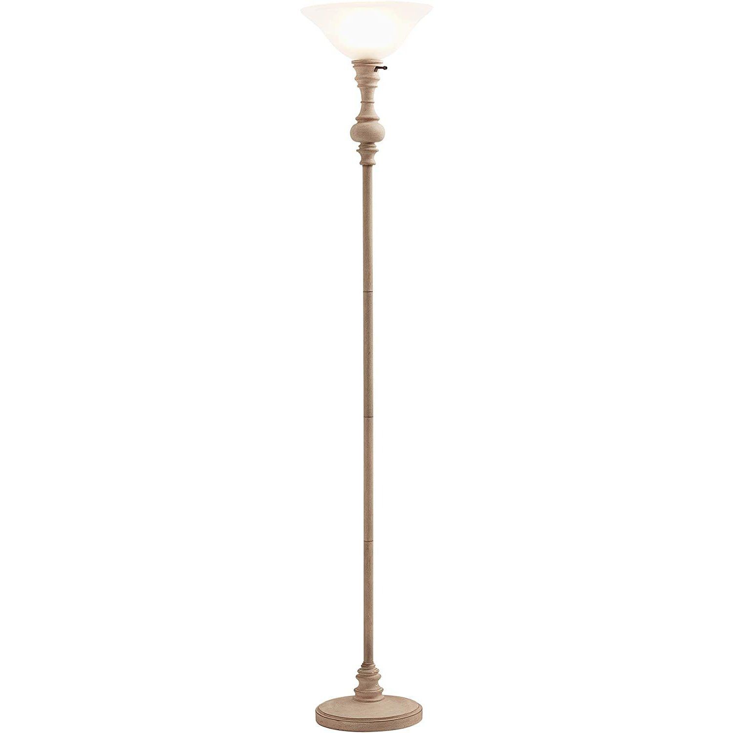 Sophia 71 inch 150 watt Distressed Grey Floor Lamp Portable Light