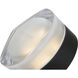 Elf LED 5 inch Matte Black Flush Mount Ceiling Light