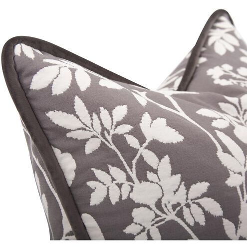 Sparrow 20 inch Charcoal Pillow