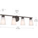 Stamos 4 Light 31 inch Olde Bronze Bath Vanity Light Wall Light, 4 Arm