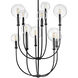 Alchemy 10 Light 30 inch Black Chandelier Ceiling Light