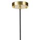 Hilton 1 Light 11.75 inch Blackened Brass and Natural Brass Pendant Ceiling Light