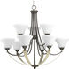 Vanora 9 Light 34 inch Antique Bronze Chandelier Ceiling Light, Design Series