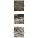 Flying 23.5 X 9.25 inch Natural and Gold Drinks Table