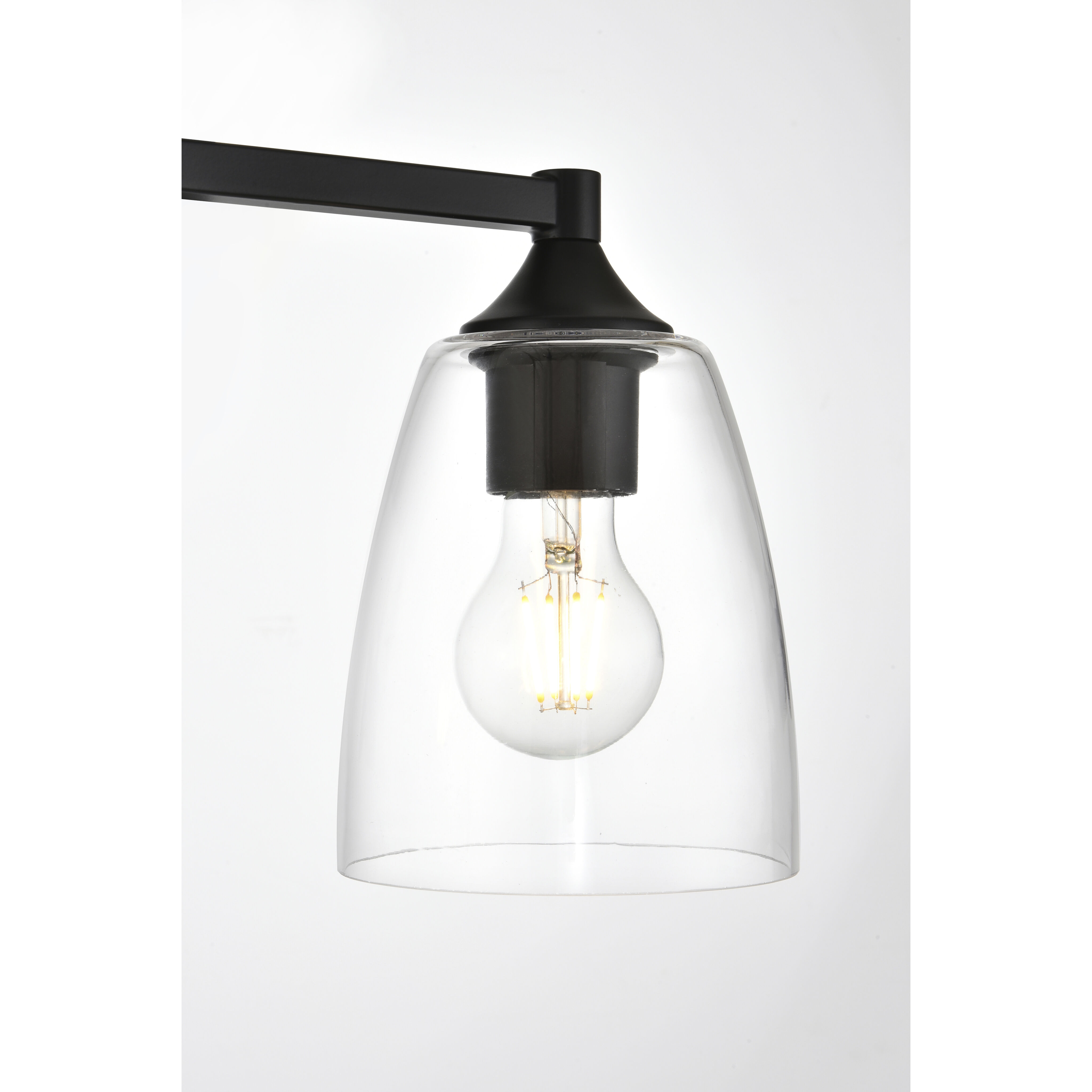 Gianni 3 Light 24 inch Black Bath Sconce Wall Light