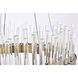 Dallas 16 Light 25 inch Gold Chandelier Ceiling Light