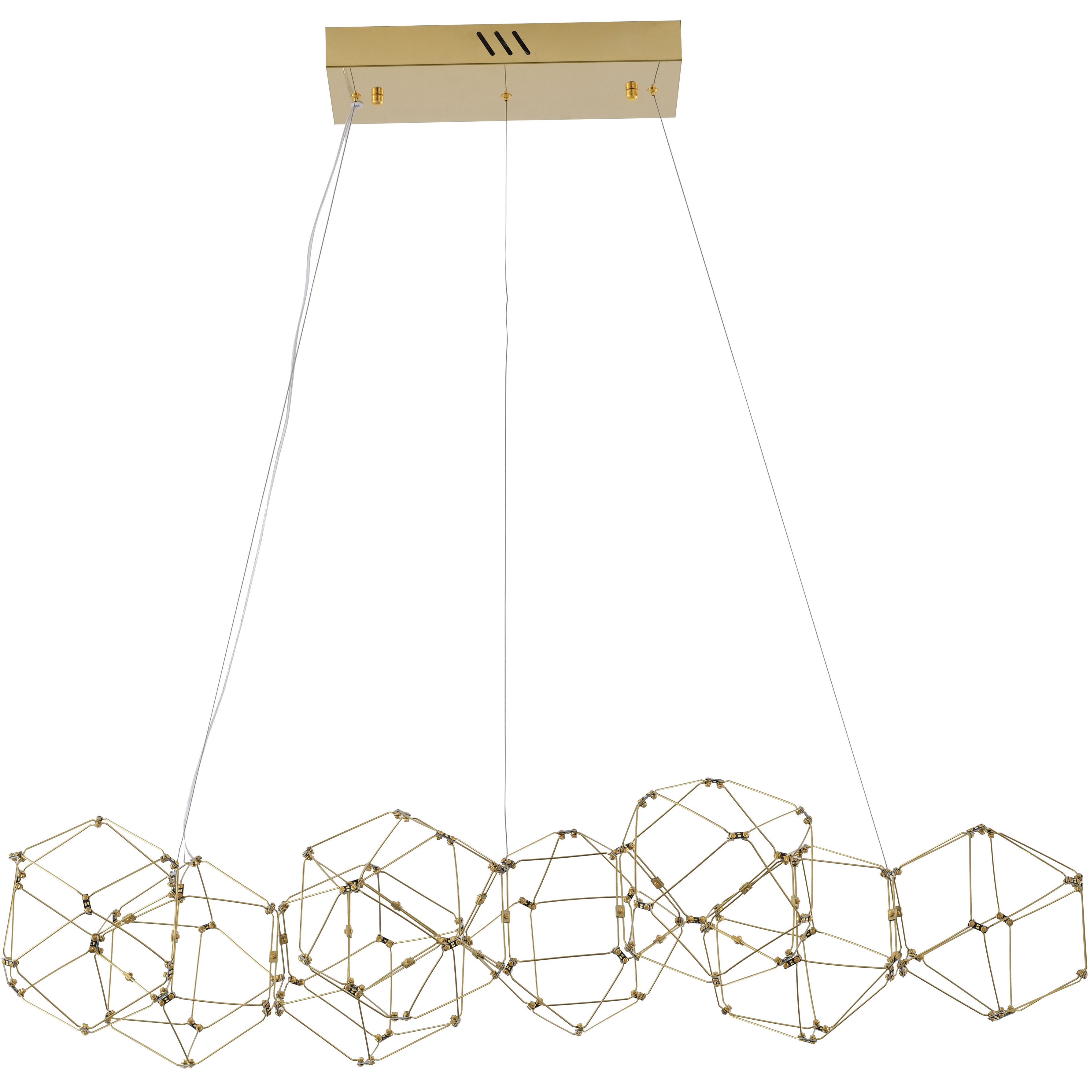 Canada LED 18 inch Gold Chandelier Ceiling Light