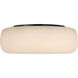 Kelly Wearstler Formosa LED 17 inch Alabaster and Bronze Flush Mount Ceiling Light