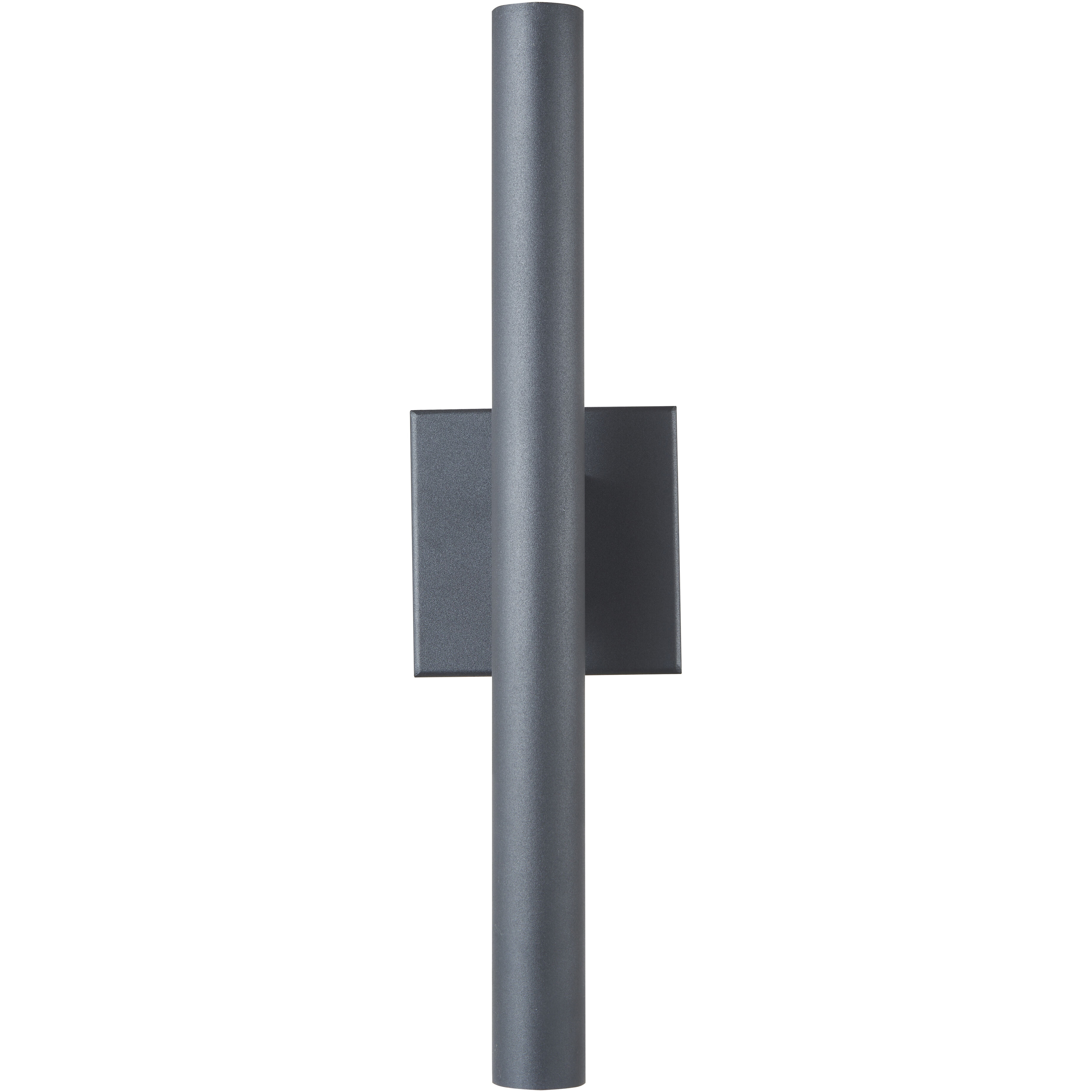 Obelisk LED 18 inch Matte Black Outdoor Wall Light