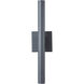 Obelisk LED 18 inch Matte Black Outdoor Wall Light