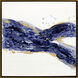 Hamilton Blue and Metallic and White Canvas