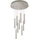 Eli 9 Light 24 inch Satin Nickel Pendant Ceiling Light