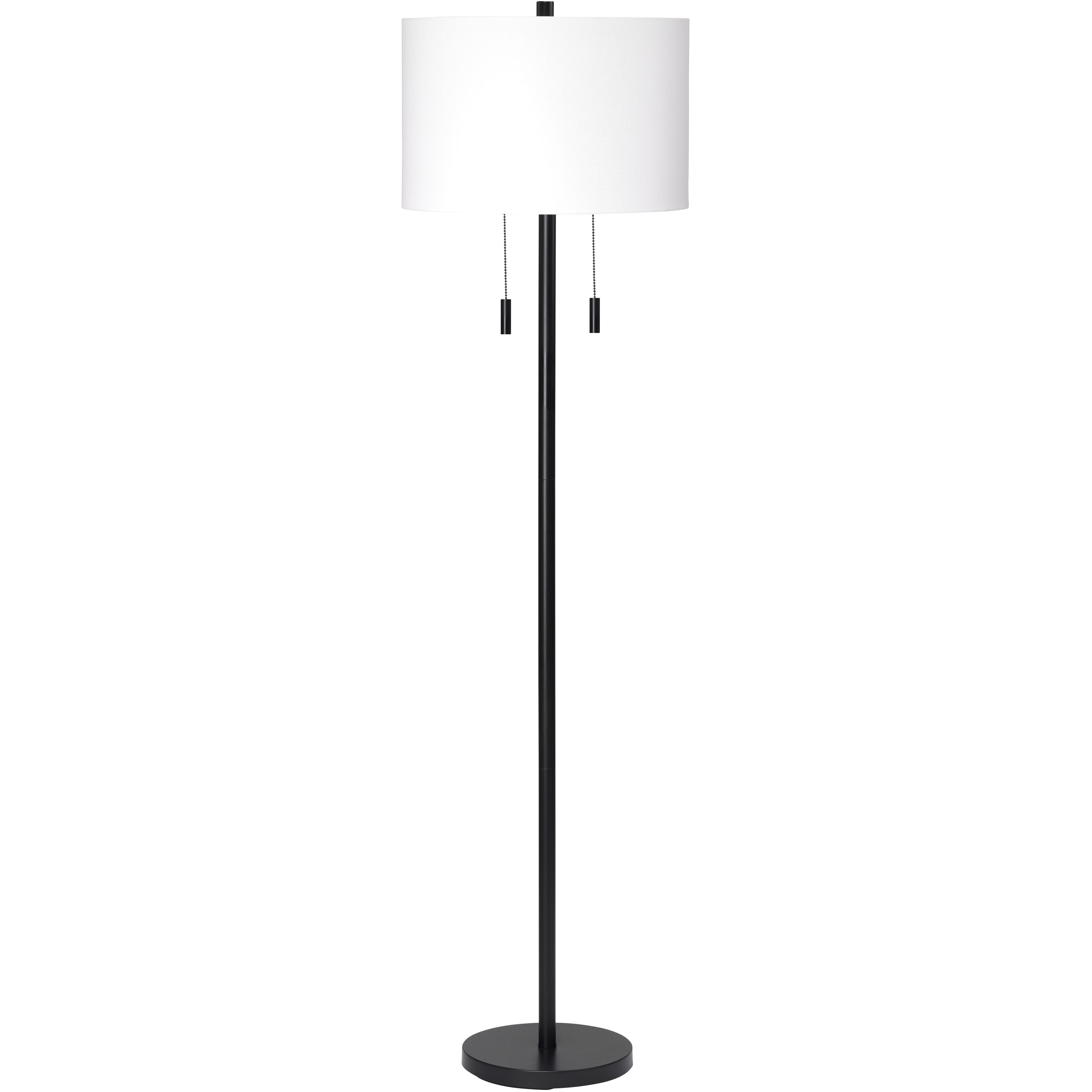 Lincoln 60.5 inch 60 watt Black Floor Lamp Portable Light