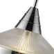 Willard 1 Light 13.5 inch Polished Nickel Pendant Ceiling Light in Clear Prismatic Glass