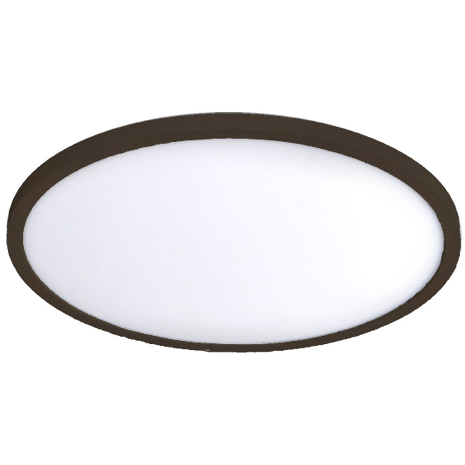 Round LED 15 inch Bronze Flush Mount Ceiling Light in 3000K, WAC Limited