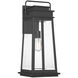 Boone 1 Light 24.75 inch Matte Black Outdoor Wall Lantern