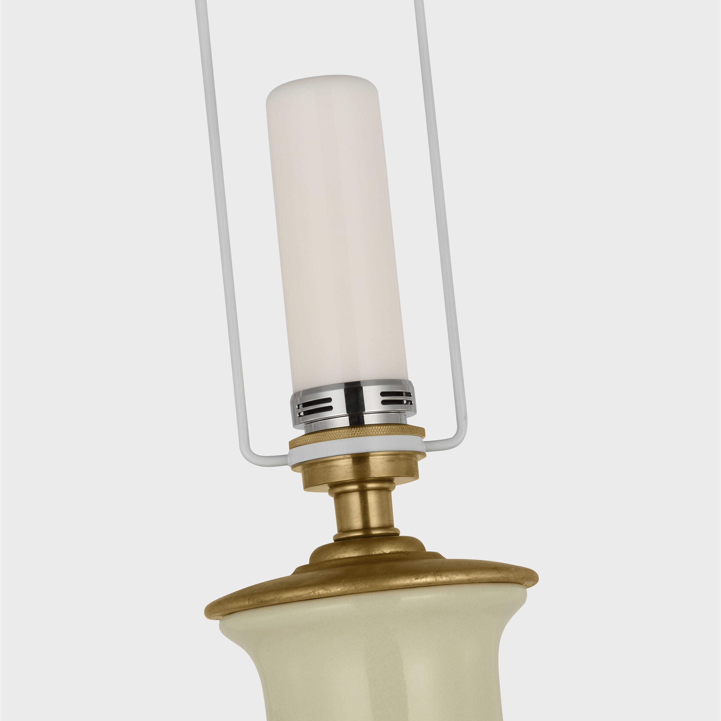 Chapman & Myers Lambay 32 inch 5.00 watt Coconut Cordless Table Lamp Portable Light in Coconut Porcelain