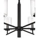 Hailie 6 Light 26 inch Flat Black Chandelier Ceiling Light