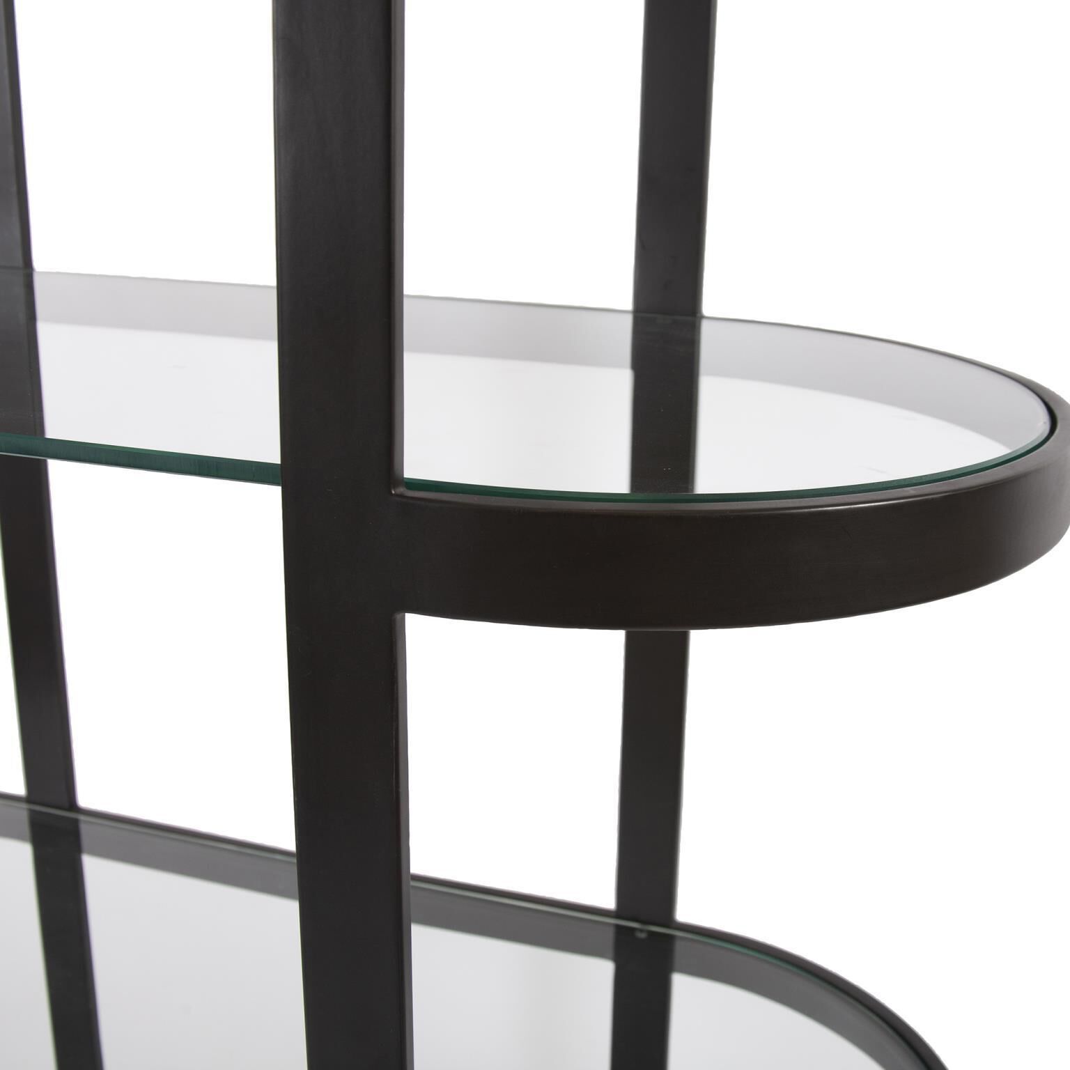 Brooklyn 82.5 X 36 inch Graphite Etagere