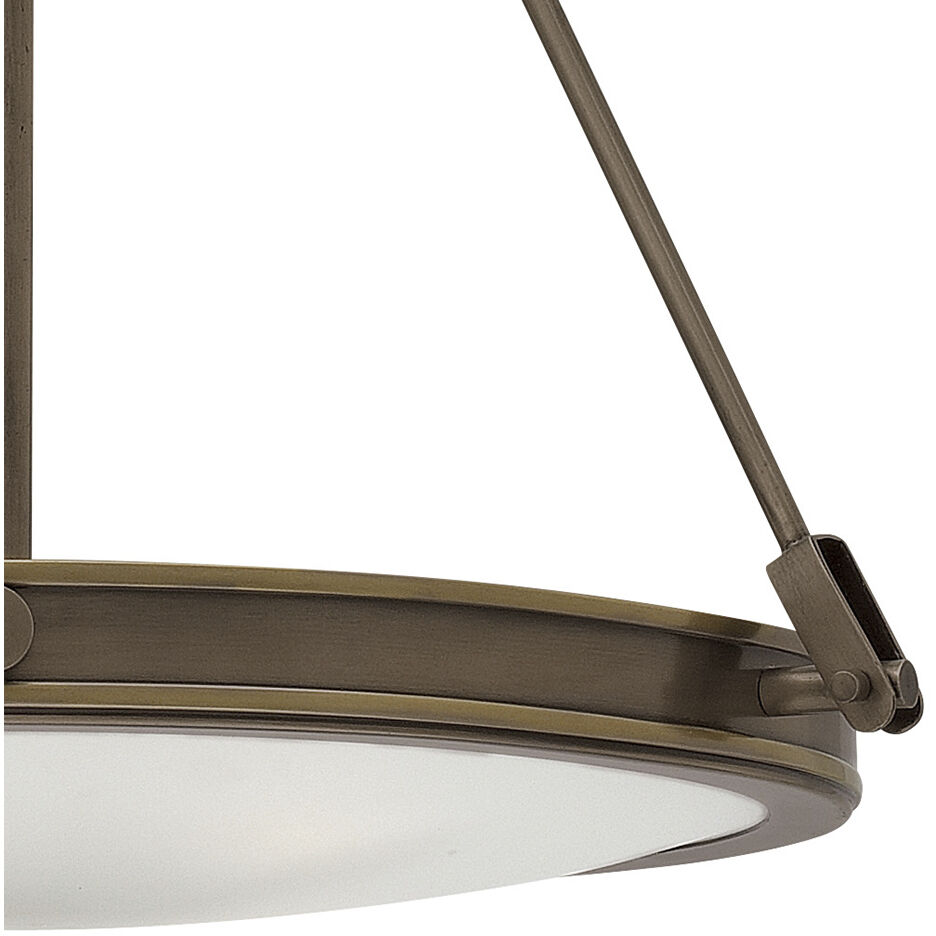 Collier 4 Light 21.5 inch Light Oiled Bronze Indoor Foyer Pendant Ceiling Light