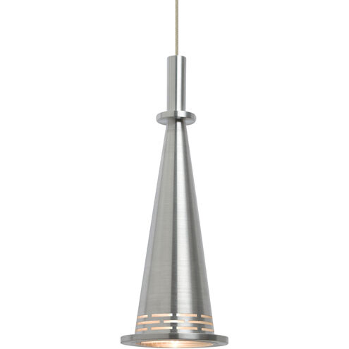 Prince LED Satin Nickel Cord Pendant Ceiling Light