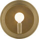 Chaplet 1 Light 8 inch Antique Brass ADA Wall Sconce Wall Light