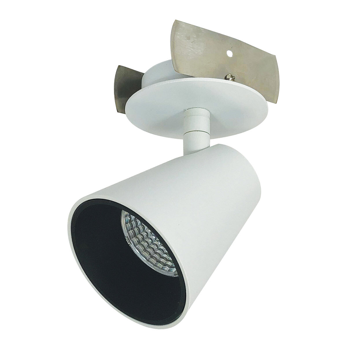 iPOINT Matte Powder White Recessed Light in 4000K, Round Cone